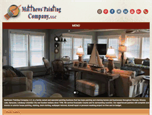 Tablet Screenshot of matthewspainting.com